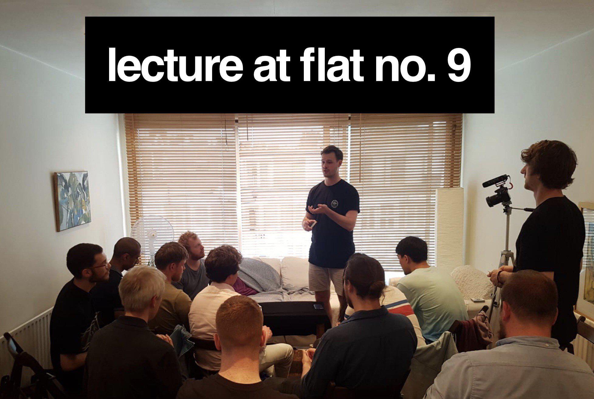 lecture at flat no.9